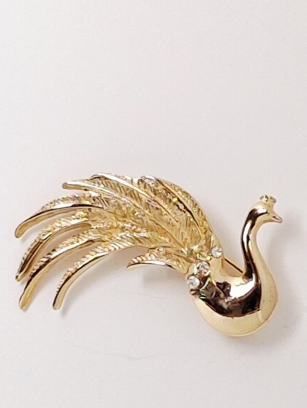 Vintage Bird Of Paradise Brooch